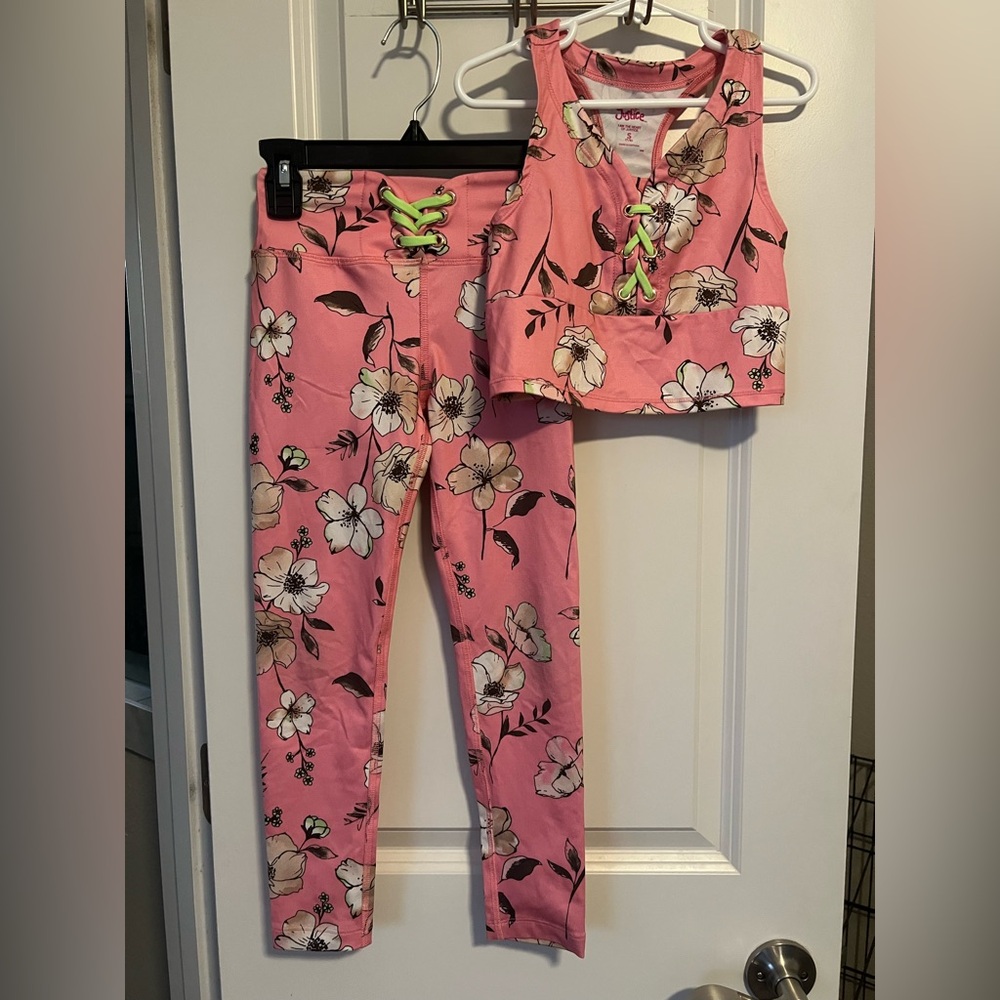 Justice Floral Pink Two-Piece Set
